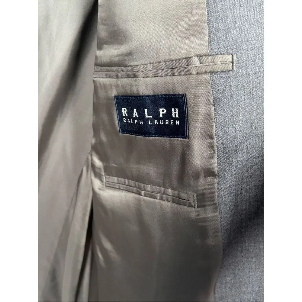 Ralph Ralph Lauren Suit Separate‎ Coat Jacket Mens 42R Gray Businees Classic